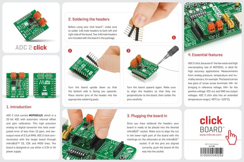 mikroElektronika ADC 2 click User manual