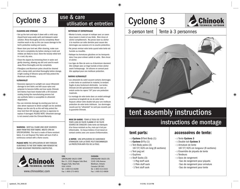 Chinook Cyclone 3 Assembly instructions