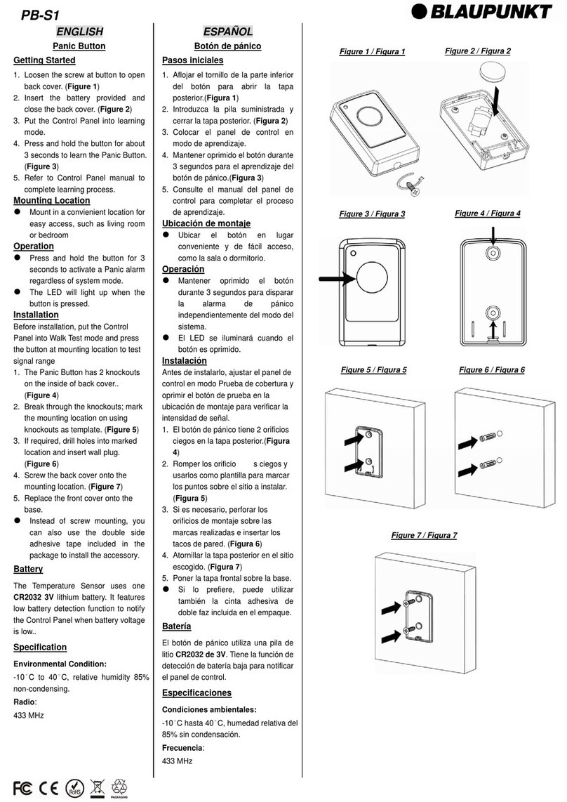 Blaupunkt PB-S1 User manual
