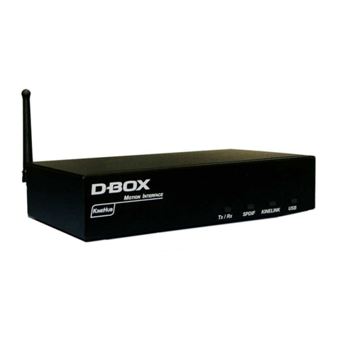 D-Box KINEHUB user guide