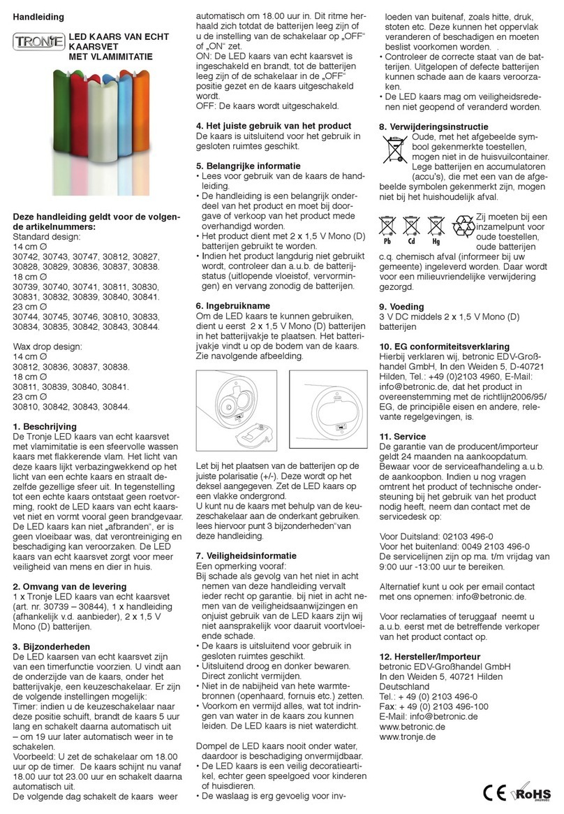 Tronje 30742 User manual