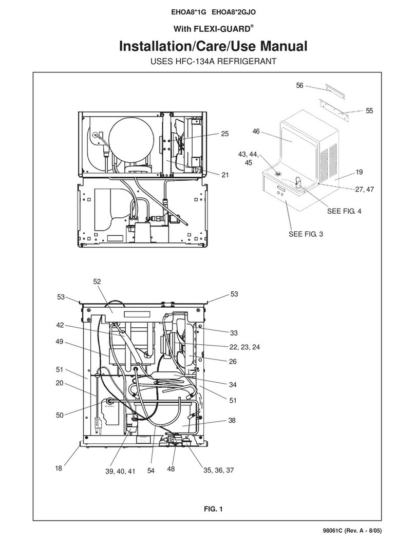 Drinking Fountain Doctor EHOA8 1G Installation use and care manual