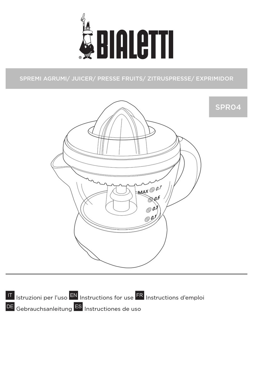 Bialetti SPRR04 Instructions for use