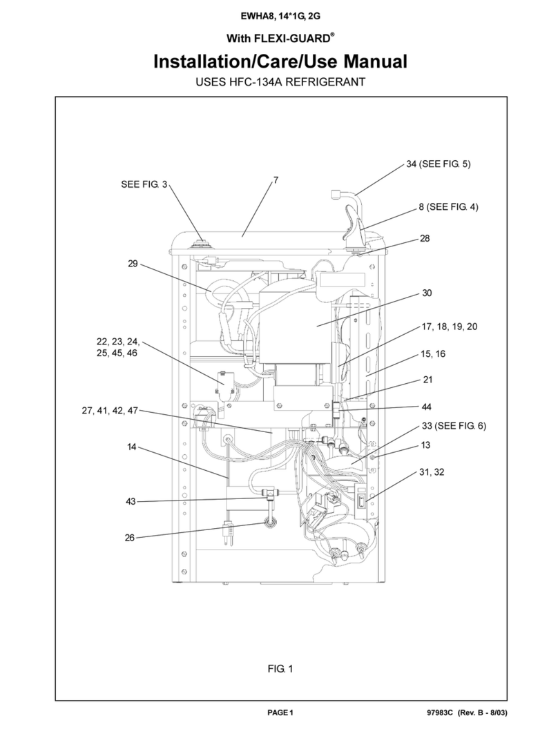 Drinking Fountain Doctor EWHA8 1G Installation use and care manual