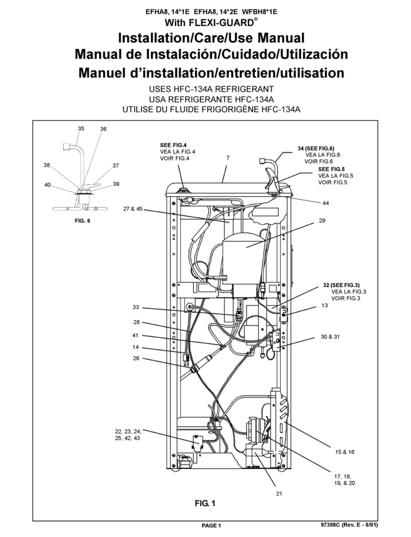 Drinking Fountain Doctor EFHA8 1E Installation use and care manual Drinking Fountain Doctor EFHA8 1E Installation use and care manual