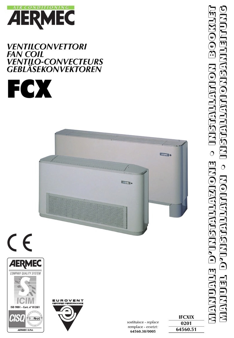 AERMEC FCX 17 User manual