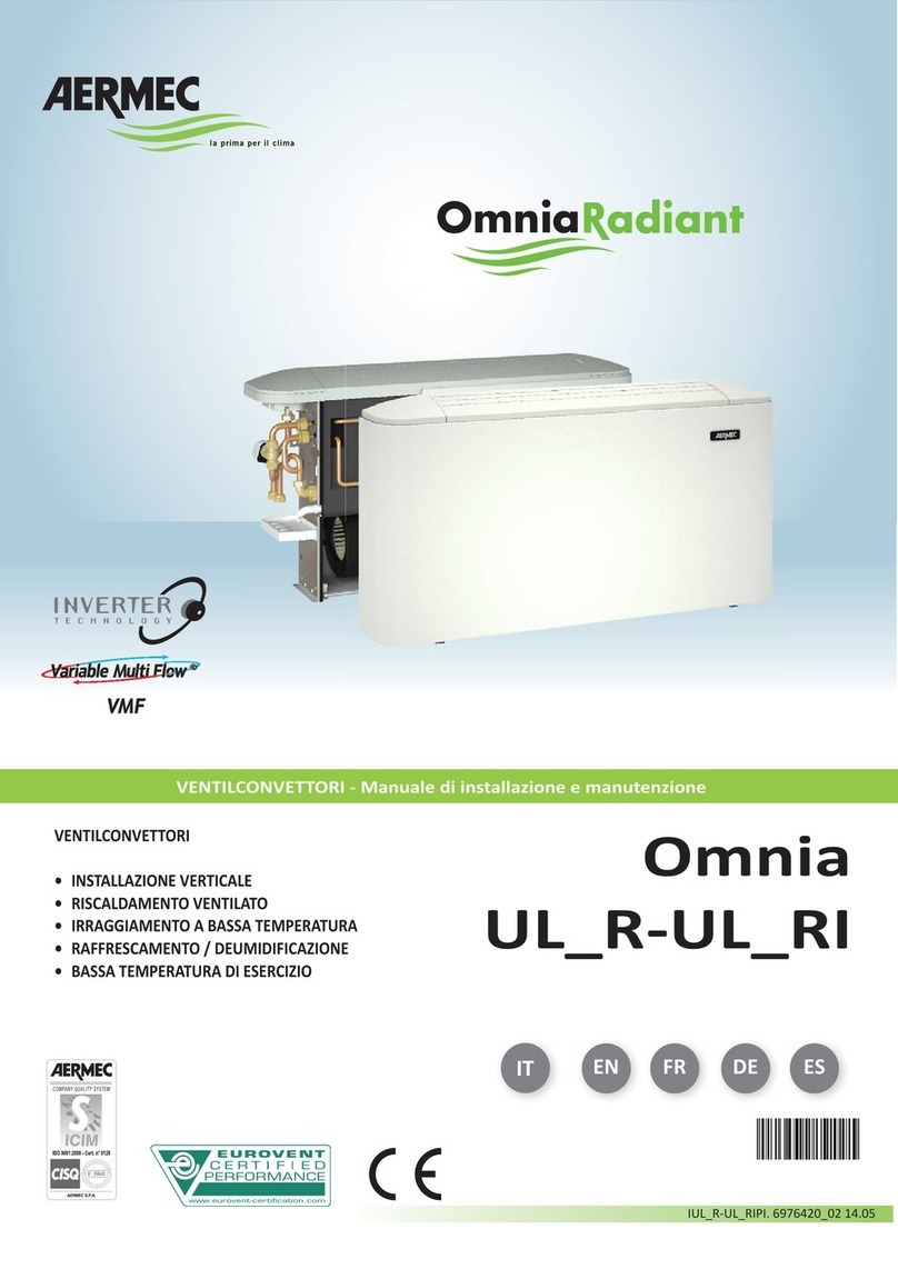 AERMEC Omnia UL_R Installation and maintenance manual