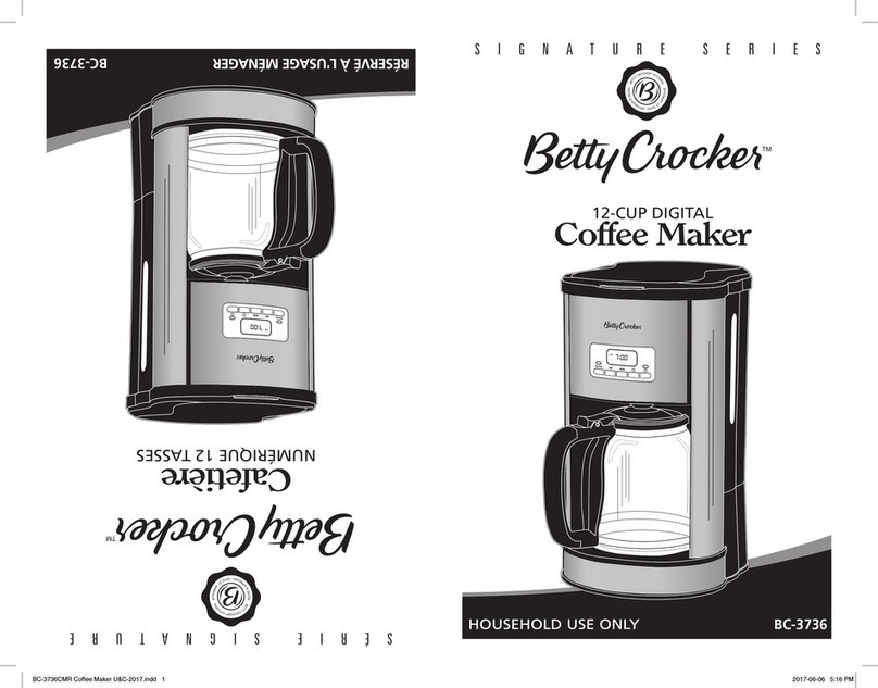 BETTY CROCKER SIGNATURE Series manual