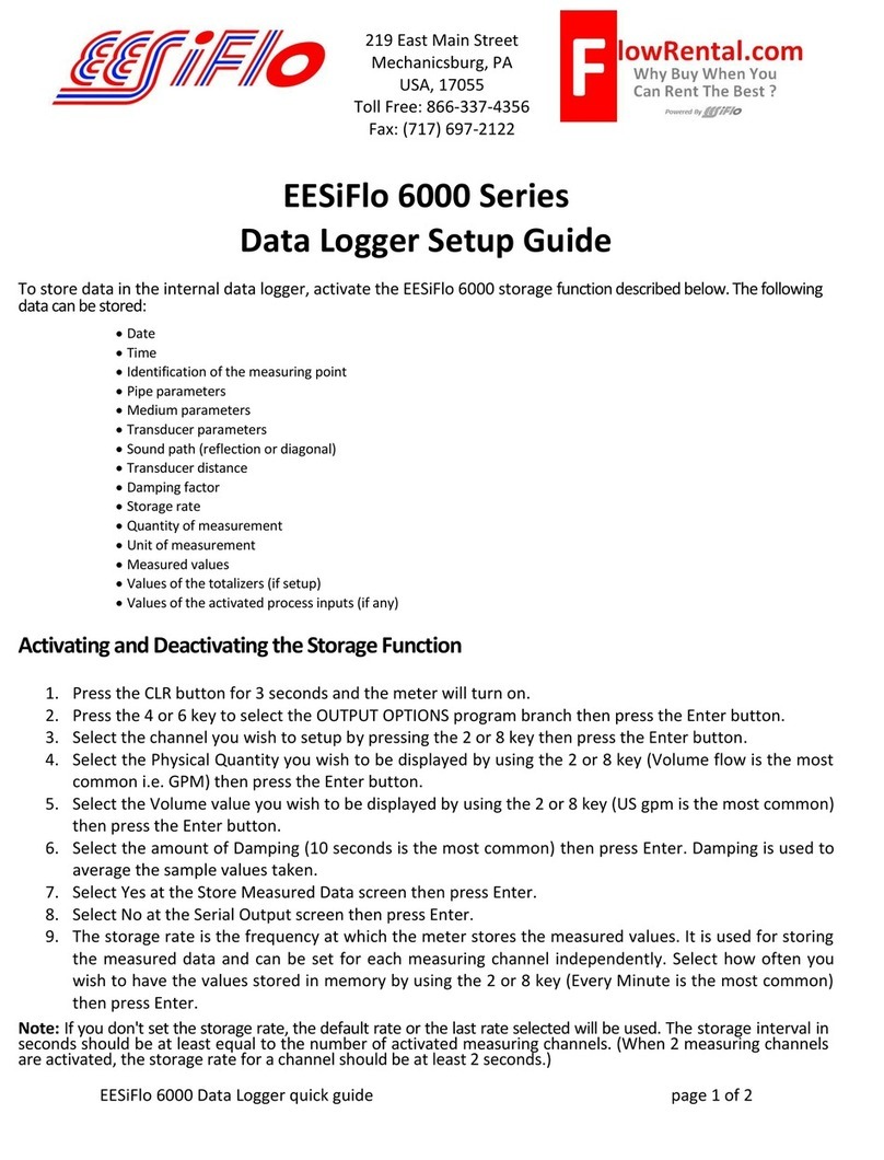 EESiFlo 6000 Series Setup guide