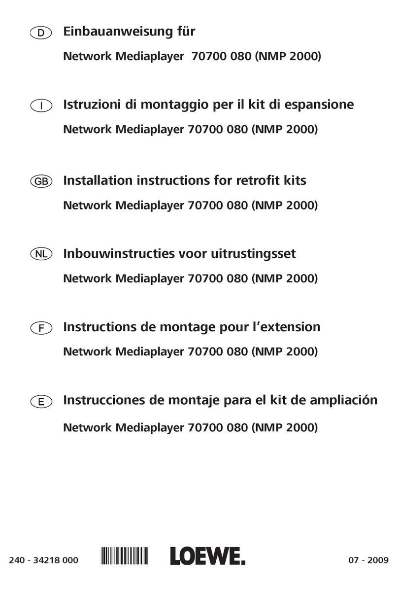 Loewe 70700 080 installation instructions