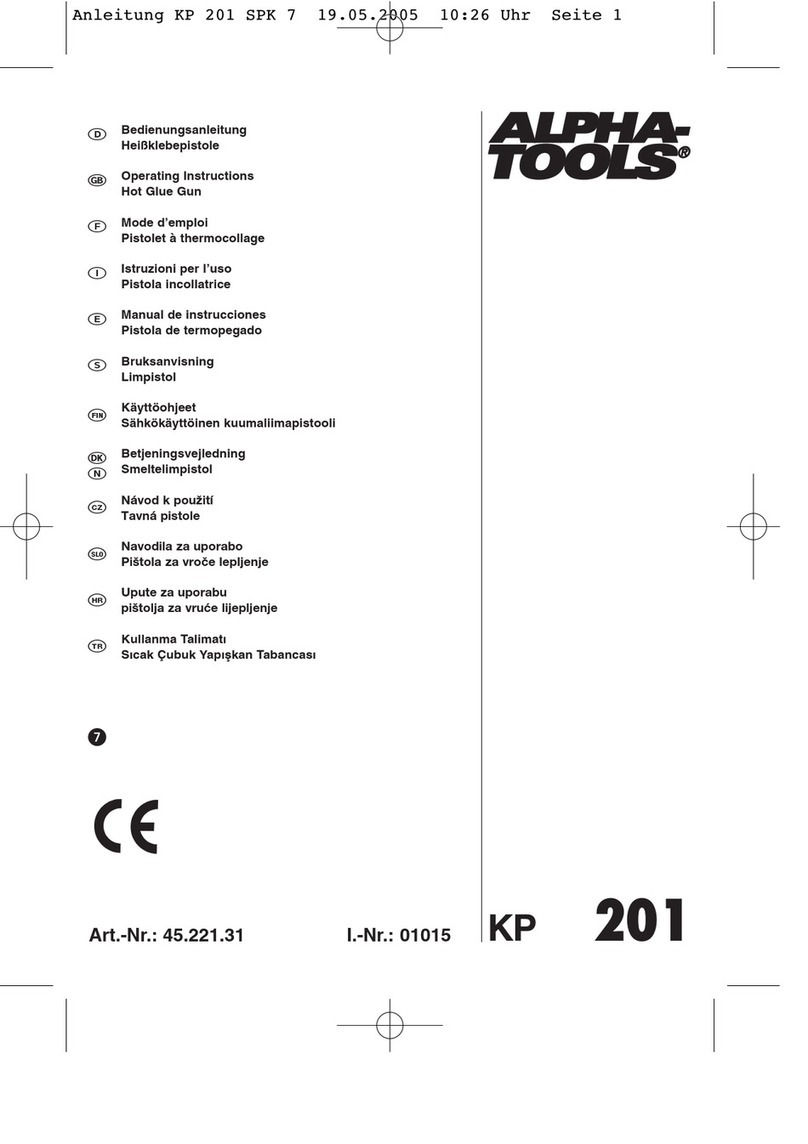 Alpha tools KP 201 User manual