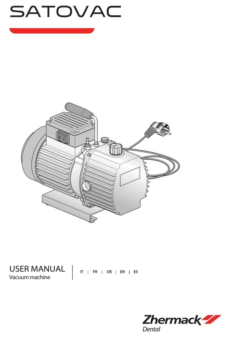 Zhermack SATOVAC 1 user manual