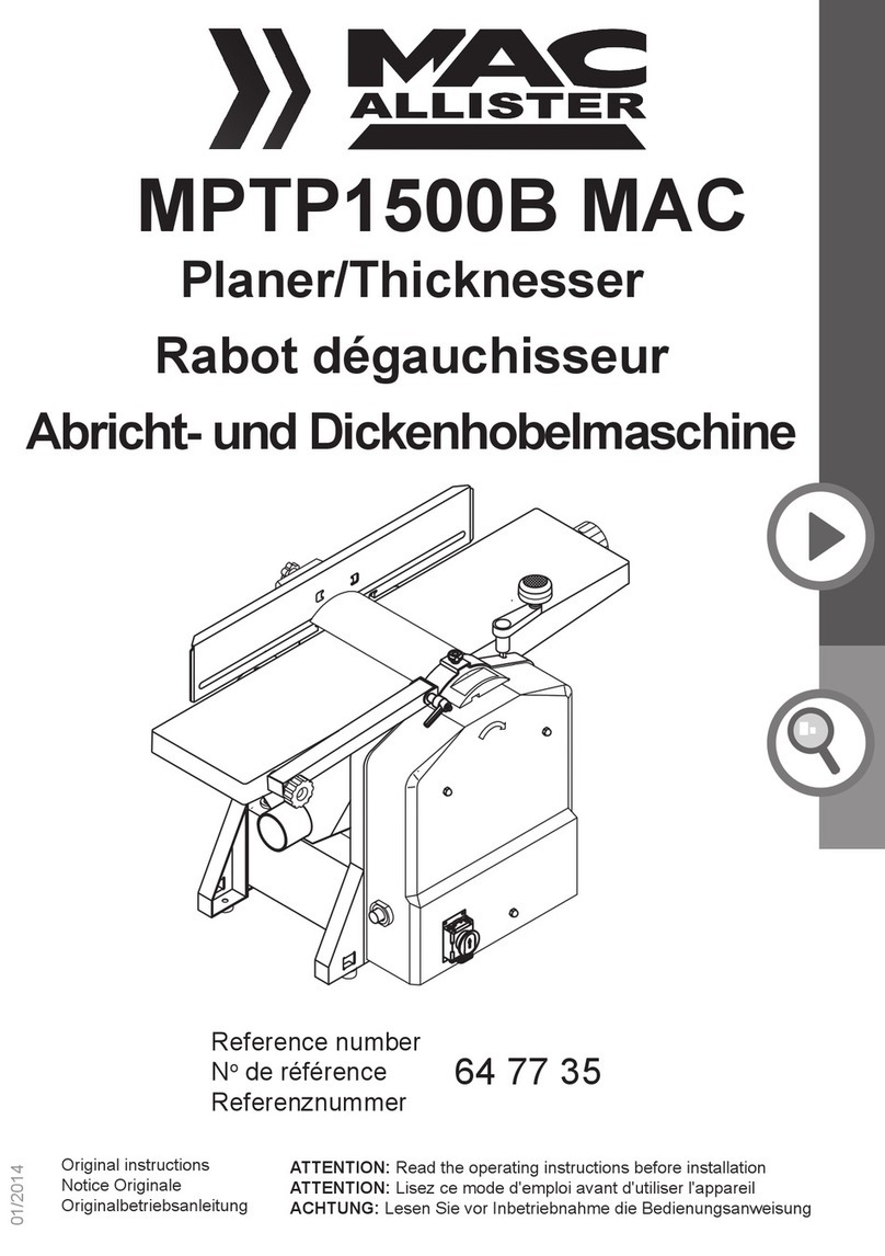 Mac allister MPTP1500B MAC Original instructions