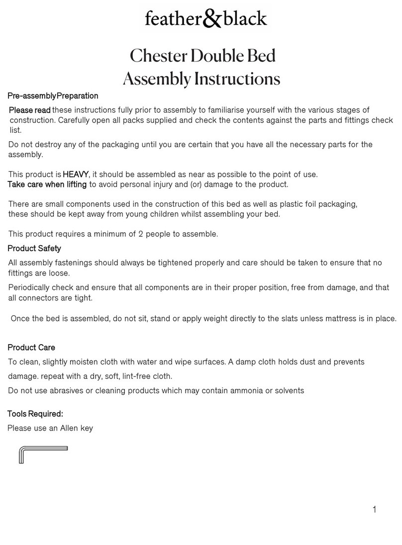feather&black Chester Assembly instructions