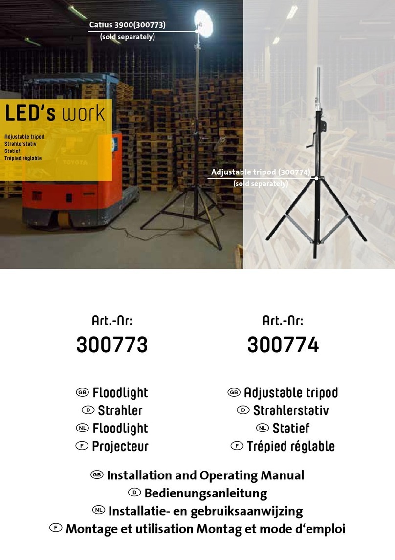 LED's work 300773 Installation and operating manual