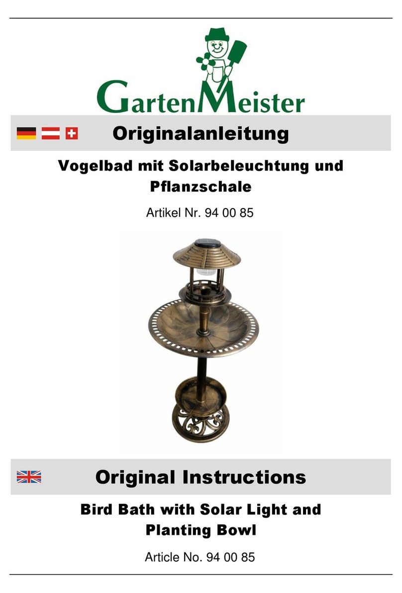 Garten Meister 94 00 85 Original instructions