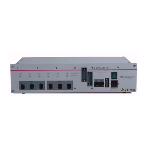 Optimum CNC Controller III operating manual
