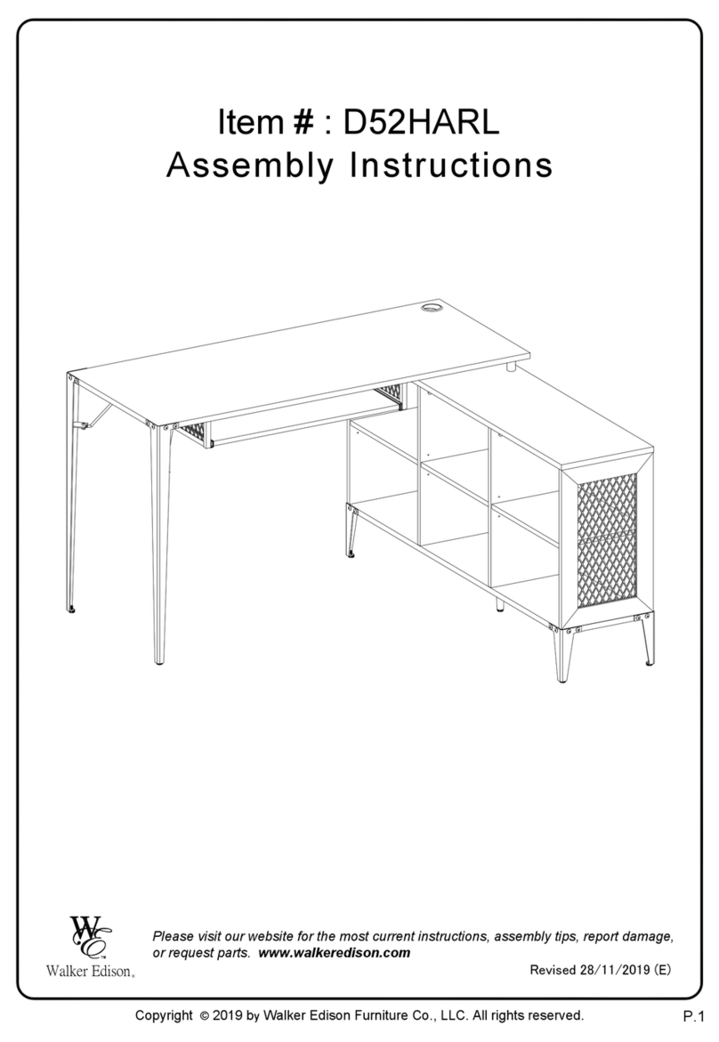 Walker Edison D52HARL User manual Walker Edison D52HARL User manual