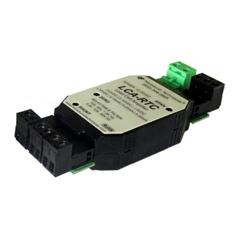 Transducer Techniques LCA-9PC User manual