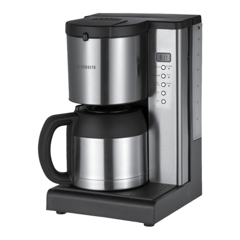 Robusta BLACK COFFEE instruction manual