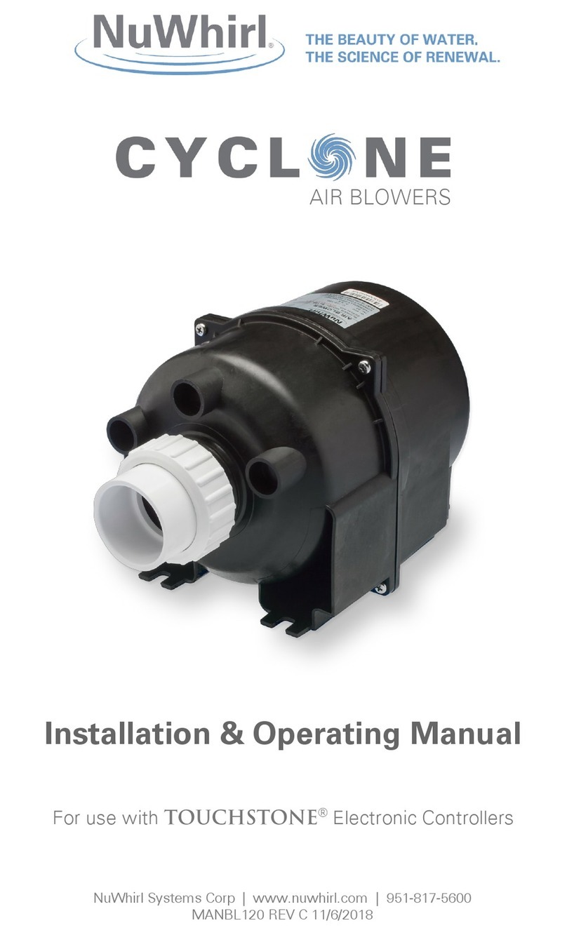 NuWhirl CYCLONE Installation & operating manual