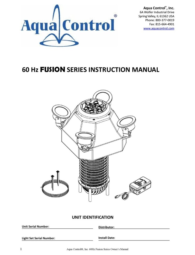 Aqua Control FUSION Series instruction manual