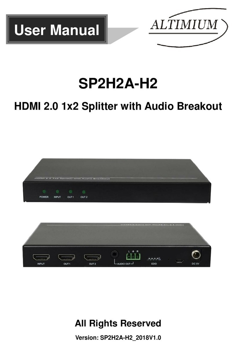 Altimium SP2H2A-H2 user manual