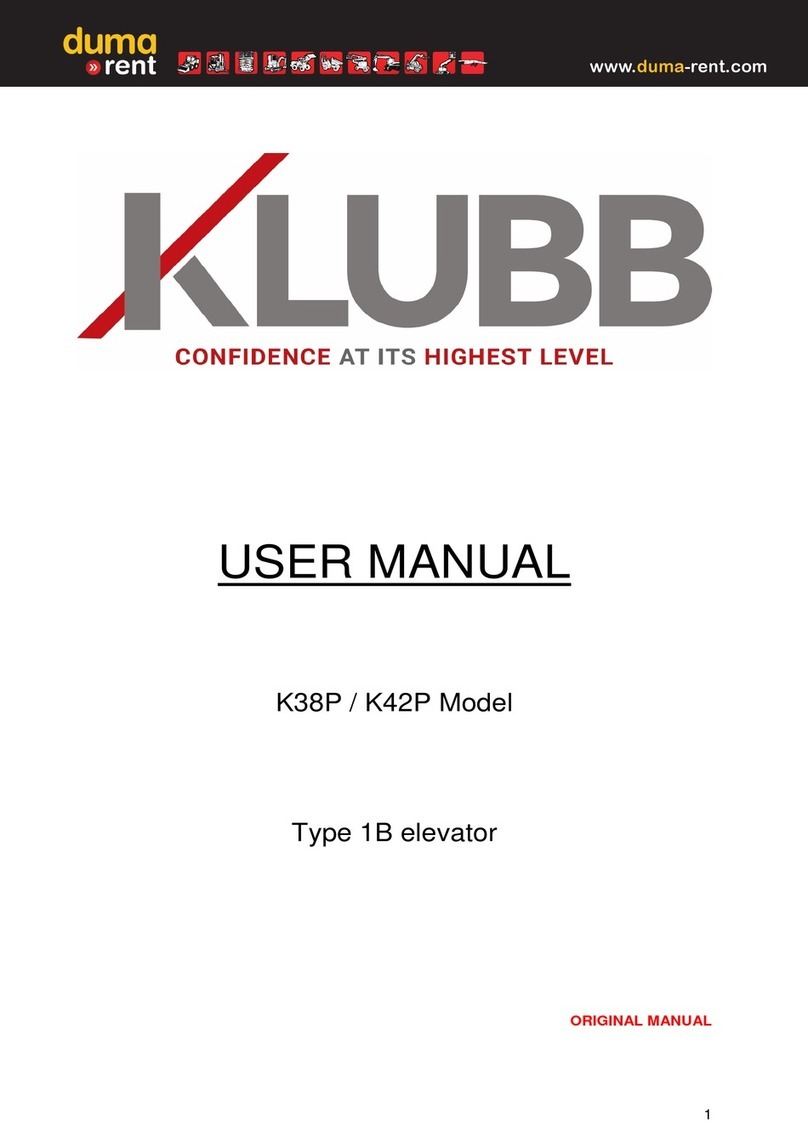 KLUBB K38P user manual