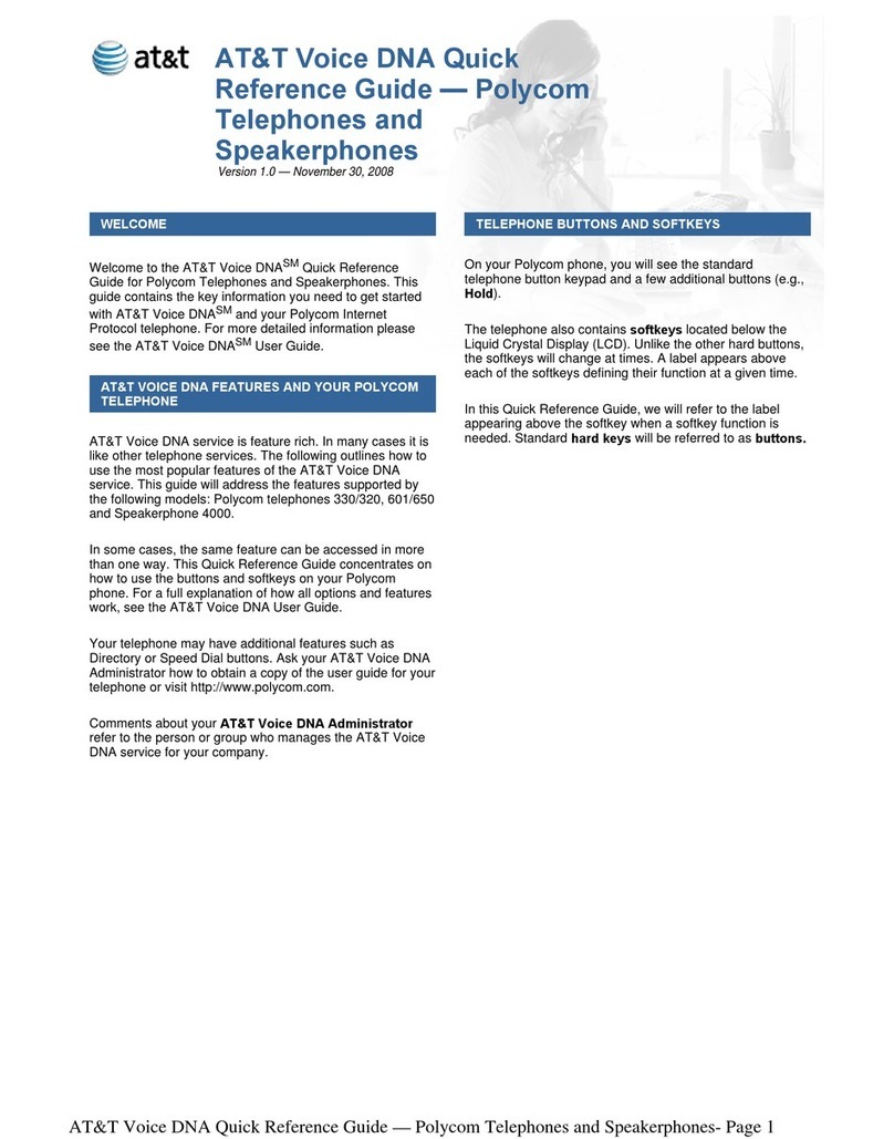 AT&T Voice DNA User manual