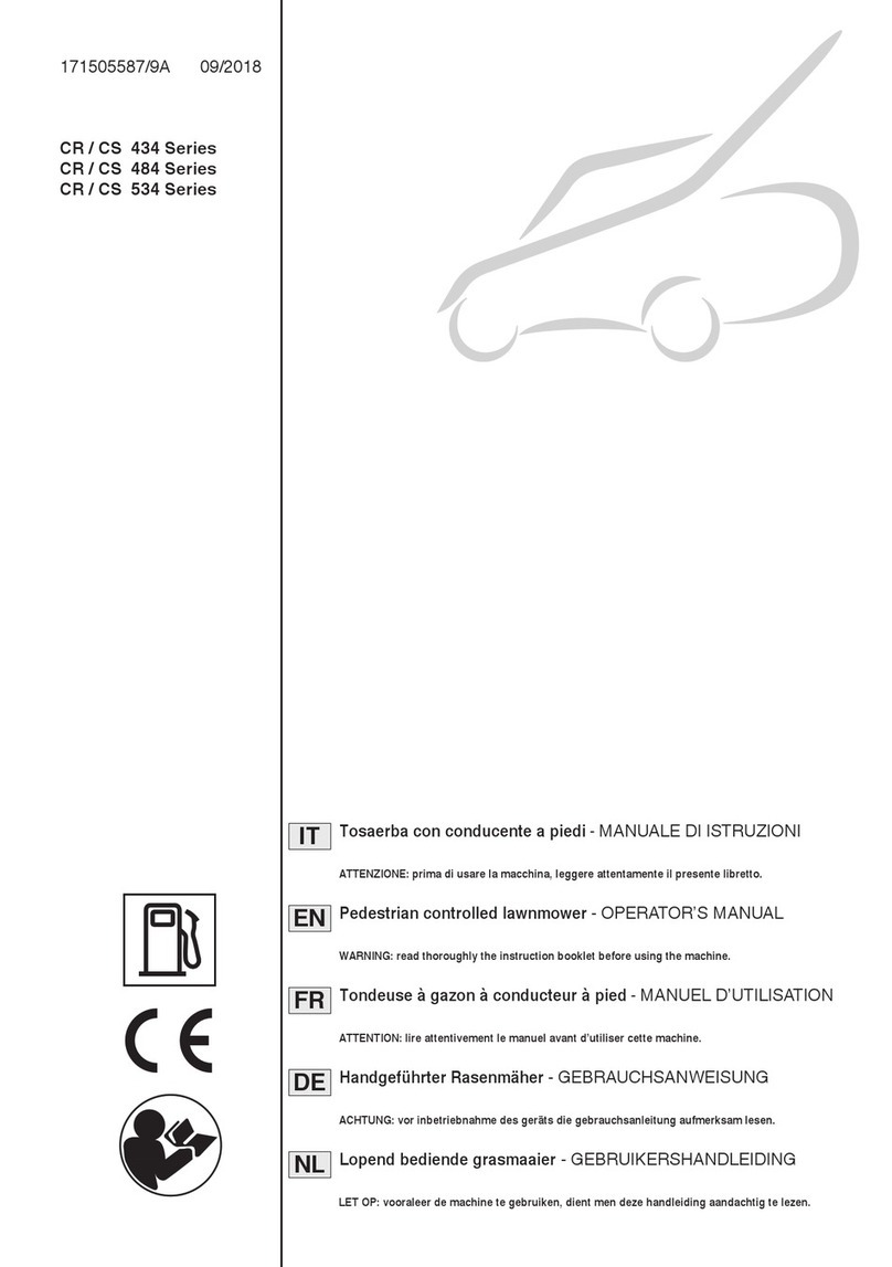 Stiga CR 434 Series User manual