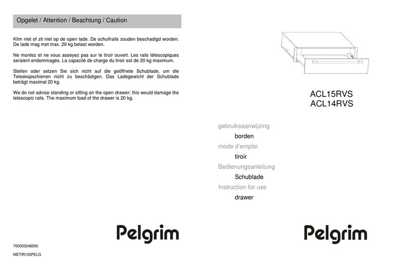 Pelgrim ACL15RVS Instructions for use
