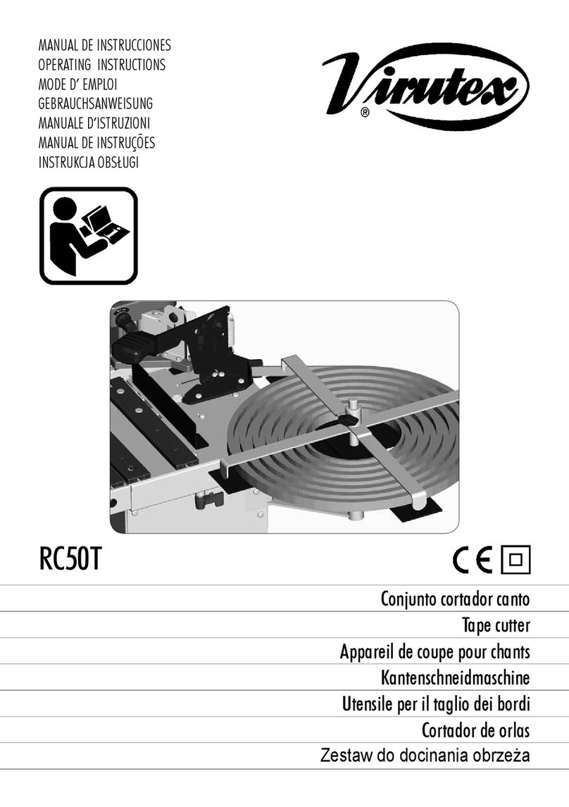 Virutex RC50T operating instructions