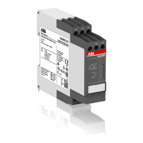 ABB CM Series Operating and installation instructions