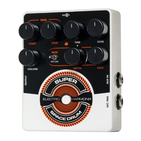 Electro-Harmonix Super Space Drum quick start guide