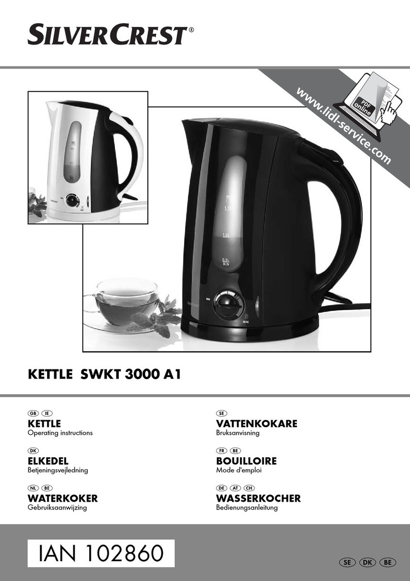 Silvercrest SILVERCREST SWKT 3000 A1 User manual Silvercrest SILVERCREST SWKT 3000 A1 User manual