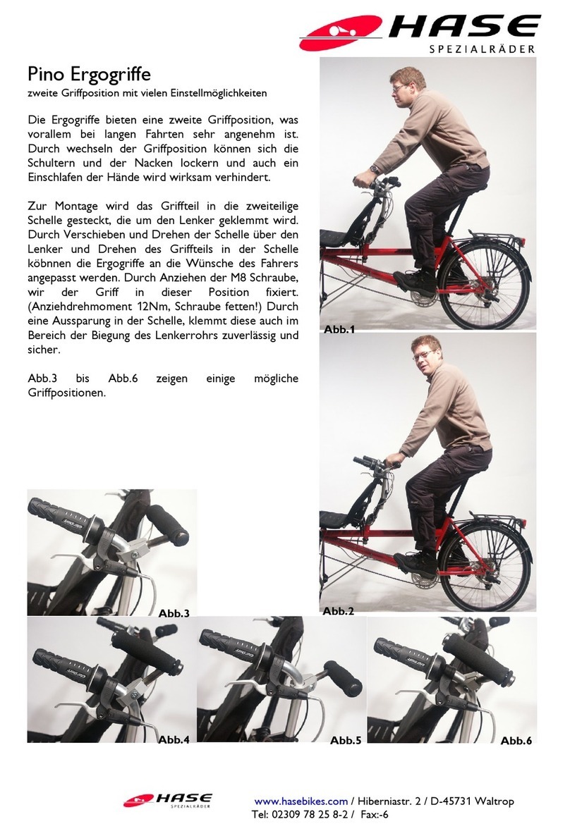 Hase Spezialräder Pino quick start guide