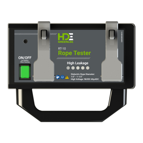 Greenlee RT-10 User manual