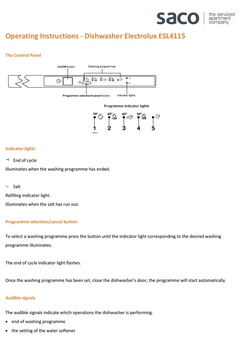 Electrolux ESL 4115 operating instructions