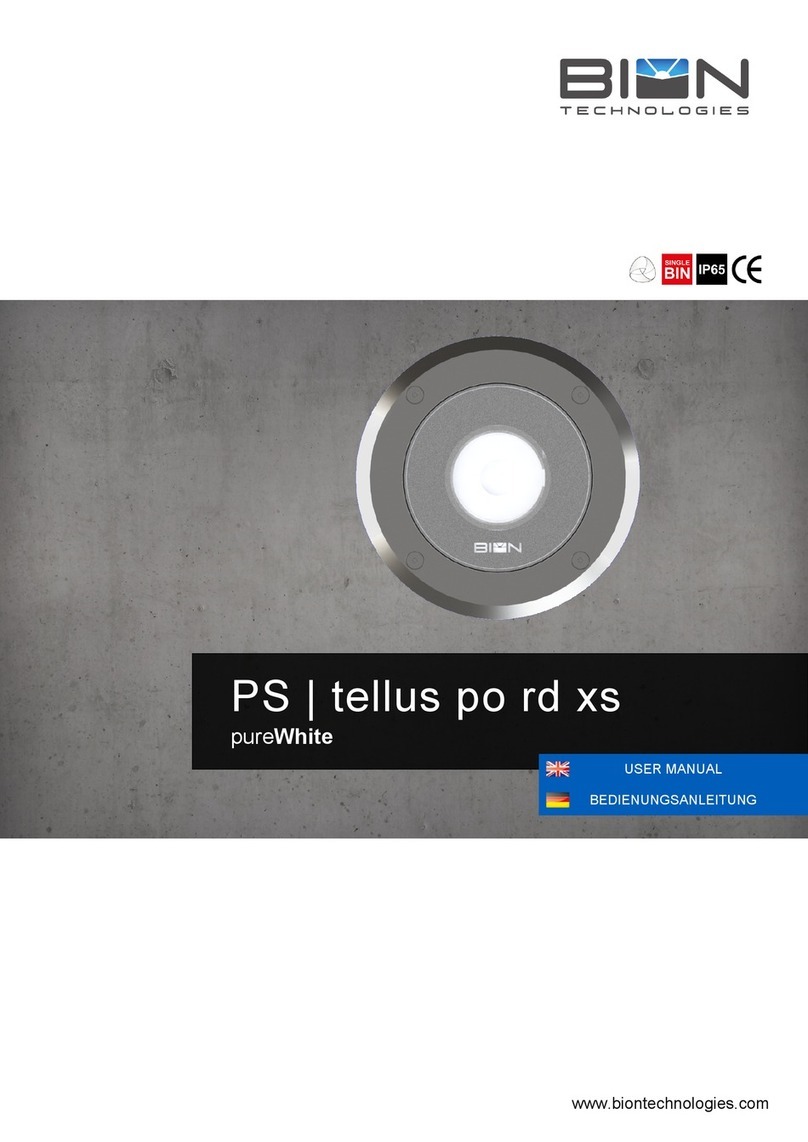 BION TECHNOLOGIES PS | tellus po rd xs user manual