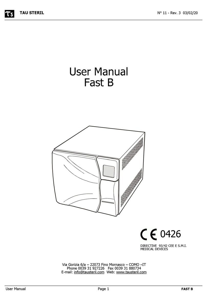 TAU STERIL FAST B user manual