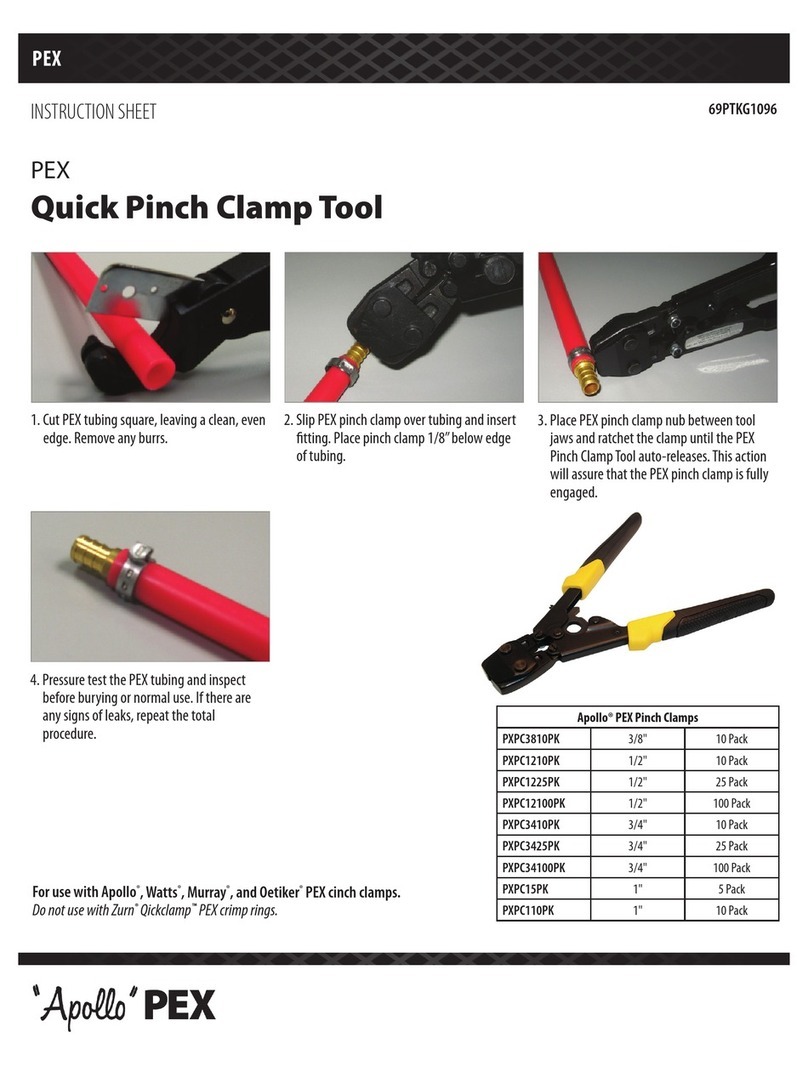Apollo PEX instruction sheet