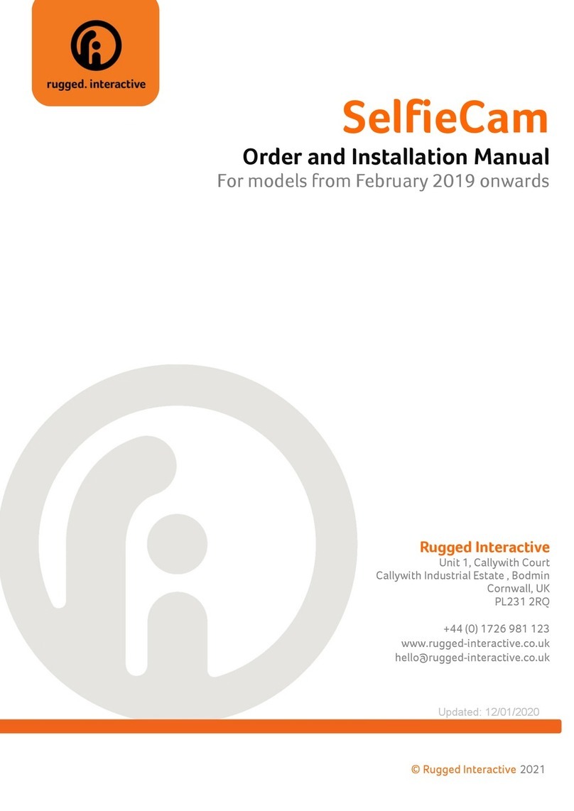 Rugged Interactive SelfieCam Order and Installation Manual