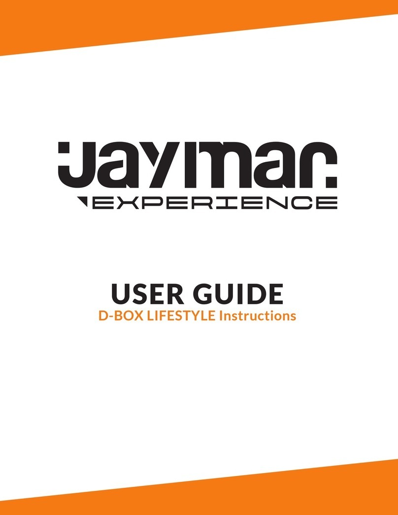 Jaymar D-BOX LIFESTYLE instructions