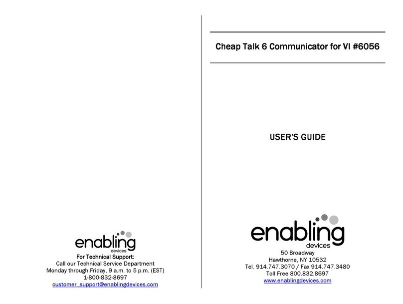 Enabling Devices Cheap Talk 6 User manual