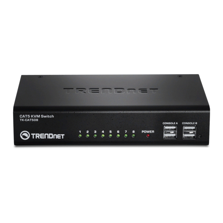 TRENDnet TK-CAT508 Quick start guide
