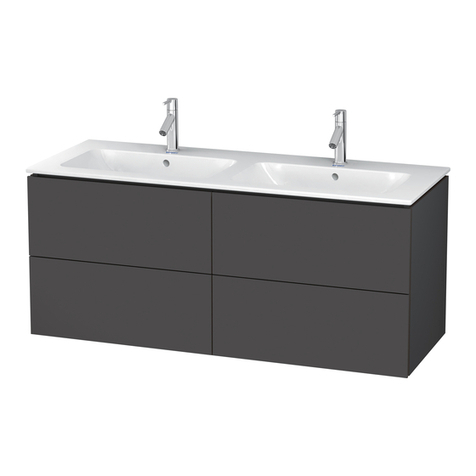 DURAVIT Delos DL 1290 L Mounting instructions