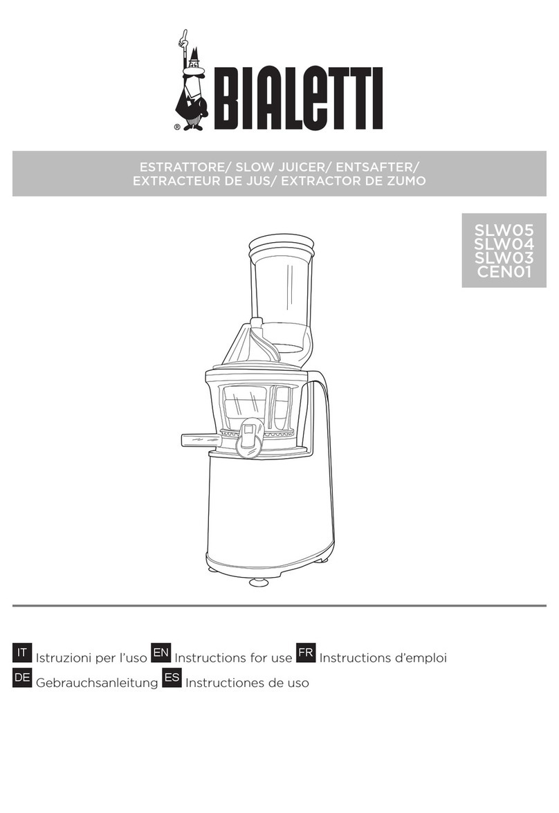 Bialetti SLW05 Instructions for use
