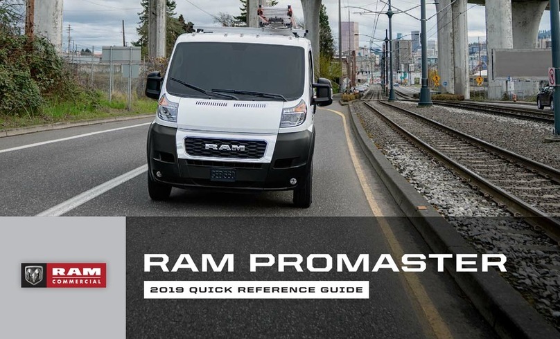 RAM Commercial RAM PROMASTER Quick reference guide