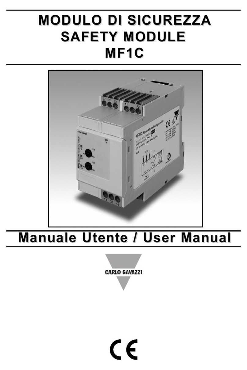 CARLO GAVAZZI MF1C User manual