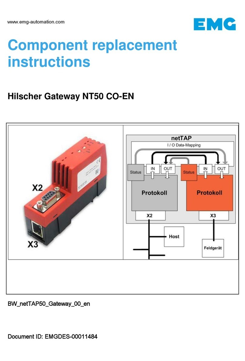 hilscher netTAP NT 50-CO-EN Component replacement instructions hilscher netTAP NT 50-CO-EN Component replacement instructions